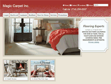 Tablet Screenshot of magiccarpetofbrea.com